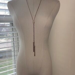 Gold 2028 Tassel Necklace